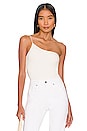 view 1 of 11 One Shoulder Corded Bodysuit in Ivory01