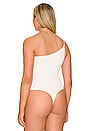 view 8 of 11 One Shoulder Corded Bodysuit in Ivory01