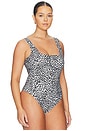 view 6 of 10 Weightless Scuba Modern Tank Bodysuit in Black And Grey Leopard