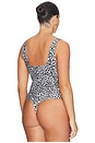 view 8 of 10 Weightless Scuba Modern Tank Bodysuit in Black And Grey Leopard