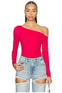 view 1 of 5 Weightless Sculpting One Shoulder Top in Ruby