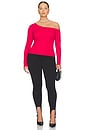 view 8 of 9 Weightless Sculpting One Shoulder Top in Ruby