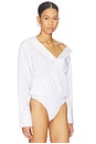 view 3 of 6 BODY TIPO BLUSA in White001