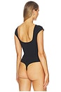 view 7 of 10 Super Stretch Open Back Bodysuit in Black001