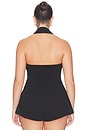 view 6 of 8 Luxe Suiting Halter Vest in Black001