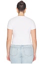 view 6 of 8 Super Stretch Twist Tee Shirt in White001
