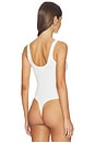 view 7 of 10 Modal Rib Tank Bodysuit in Chalk