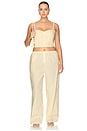 view 8 of 9 Poplin Buster Cami Top in Butterbeam Stripe