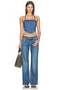 view 7 of 8 Denim Recess Top in Indigo