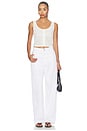 view 4 of 5 The Eyelet Top in White