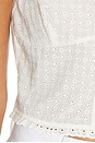 view 5 of 5 The Eyelet Top in White