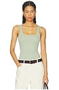 view 1 of 5 The Weightless Sculpting Modern Tank Bodysuit in Sagewood