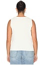 view 6 of 8 The Knit Vest Top in White001