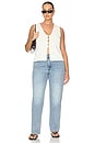 view 8 of 8 The Knit Vest Top in White001