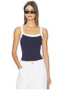 view 1 of 4 The Ringer Tank Top in Horizon Ink