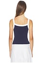 view 5 of 8 The Ringer Tank Top in Horizon Ink