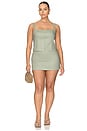 view 8 of 8 The Linen Corset Top in Mosswell