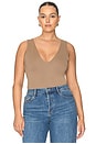 view 2 of 10 The Sculpting Deep V Bodysuit in Hearth