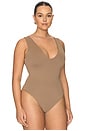 view 6 of 10 The Sculpting Deep V Bodysuit in Hearth