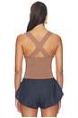 view 5 of 8 The Rib Strappy Tank Top in Hearth
