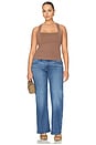 view 8 of 8 The Rib Strappy Tank Top in Hearth