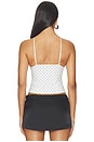 view 5 of 9 The Weightless Sculpting Modern Tank Top in Mini Dot White