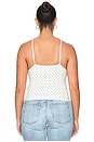 view 6 of 9 The Weightless Sculpting Modern Tank Top in Mini Dot White