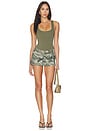 view 6 of 5 The Sculpting Modern Tank Top in Cedarwood