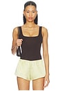 view 1 of 5 The Sculpting Modern Tank Top in Espresso