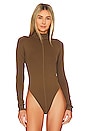 view 2 of 5 Soft Nylon Funnel Body in Light Mocha004