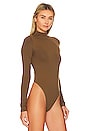 view 3 of 5 Soft Nylon Funnel Body in Light Mocha004