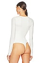 view 7 of 10 Good Touch Ring Ruched Bodysuit in Ivory001