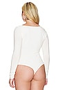 view 8 of 10 Good Touch Ring Ruched Bodysuit in Ivory001