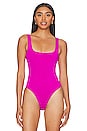 view 3 of 11 Scuba Modern Tank Bodysuit in Fuchsia Pink001