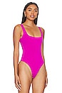 view 5 of 11 BODY SIN MANGAS SCUBA MODERN in Fuchsia Pink001