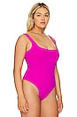 view 6 of 11 BODY SIN MANGAS SCUBA MODERN in Fuchsia Pink001