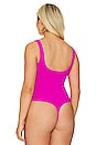 view 8 of 11 Scuba Modern Tank Bodysuit in Fuchsia Pink001