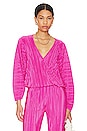 view 1 of 9 Always Fits Plisse Sculpt Top in Fuchsia Pink001