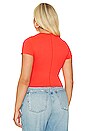 view 6 of 9 Sculpted Tee in Fiere Coral 002