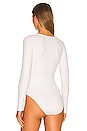 view 7 of 10 The Feel Good Long Sleeve Bodysuit in White001