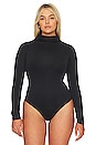 view 4 of 10 Scuba Funnel Neck Bodysuit in Black001