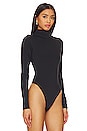 view 5 of 10 Scuba Funnel Neck Bodysuit in Black001