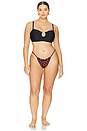 view 8 of 8 Perfect Fit Bikini Bottom in Black Cherries003