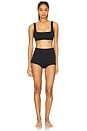 view 7 of 8 Boy Compression Swim Shorts in Black001