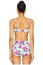 view 7 of 10 Satin Underwire Bikini Top in Vintage Rose001
