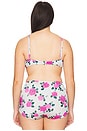 view 8 of 10 Satin Underwire Bikini Top in Vintage Rose001