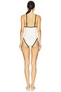 view 5 of 6 Compression Deep Dive One Piece Swimsuit in Cloud White001