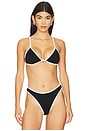 view 1 of 8 Compression Perfect Fit Bikini Top in Black001