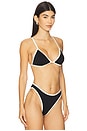 view 3 of 8 Compression Perfect Fit Bikini Top in Black001