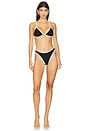 view 7 of 8 Compression Better Bikini Bottom in Black001